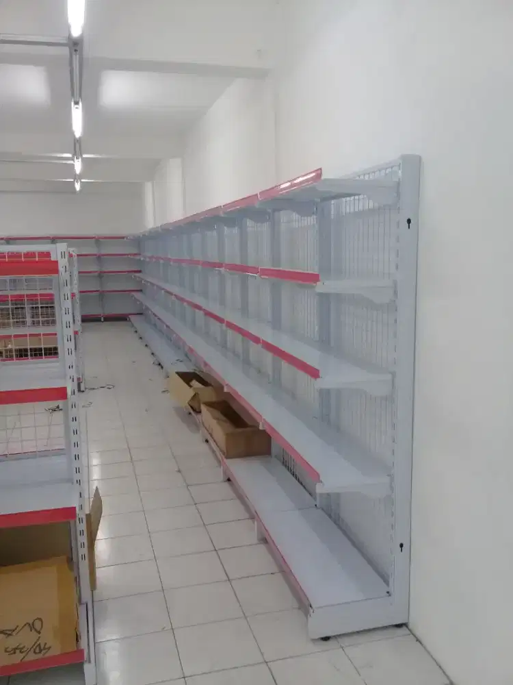 Rak gondola toko , swalayan, supermarket