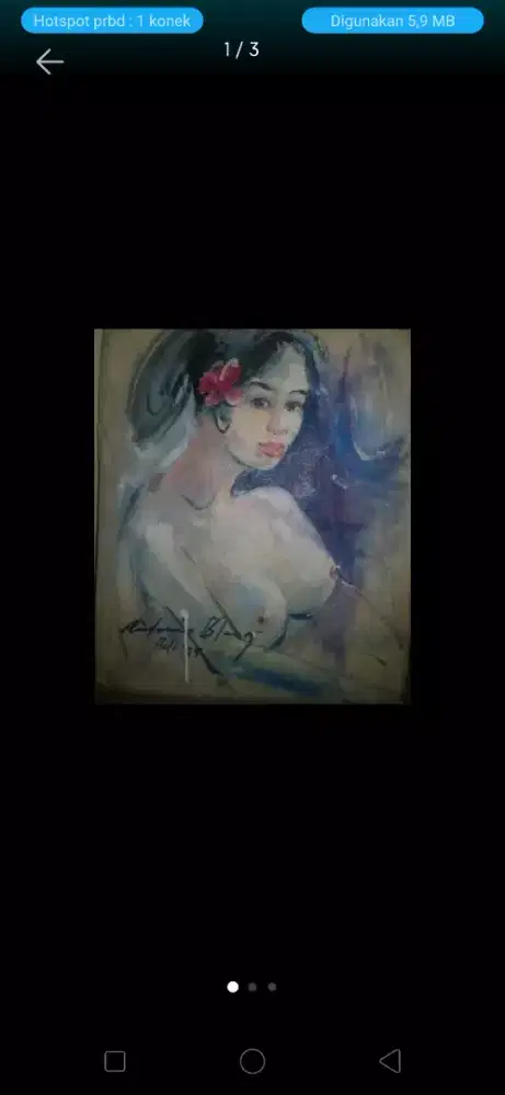 Lukisan wanita cantik Antonio Blanco