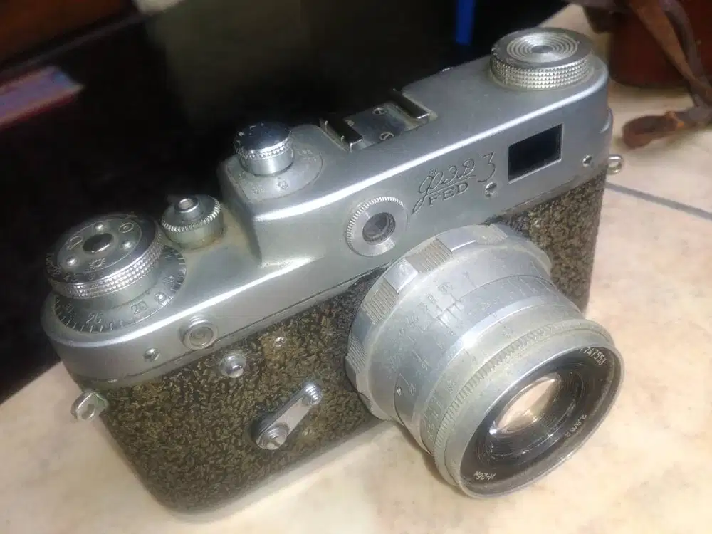 (Original) Barang Antik. Koleksi. Kamera Analog . Soviet FED-3 .