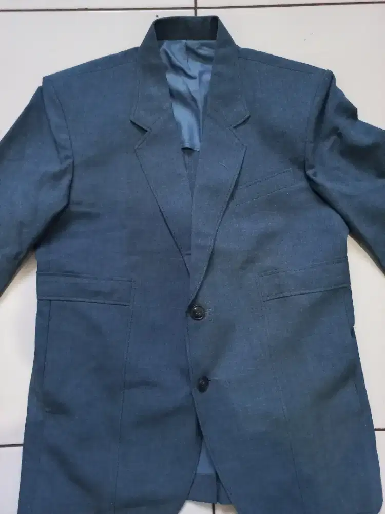 jas warna biru murah