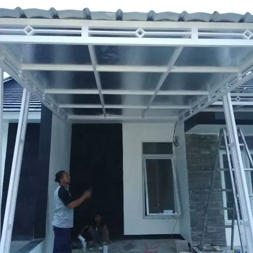 Bengkelas menerima pemasangan canopy pagar henderson dll