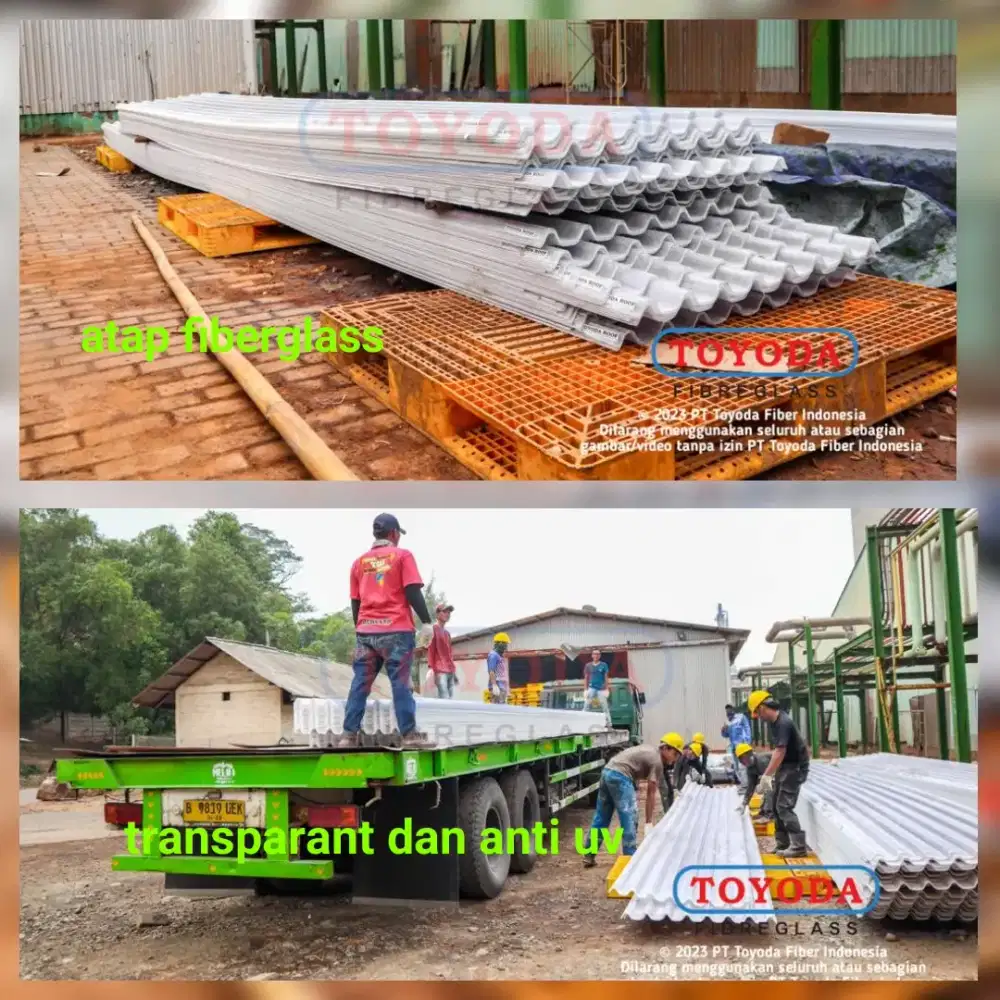 Produksi Atap penerangan anti uv