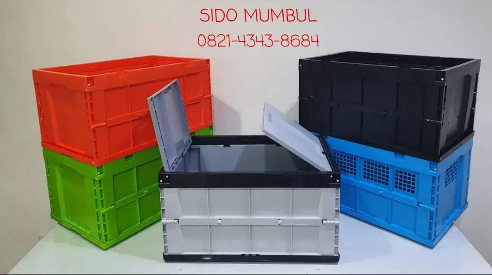 Foldable Industrial Basket Box Industri Lipat