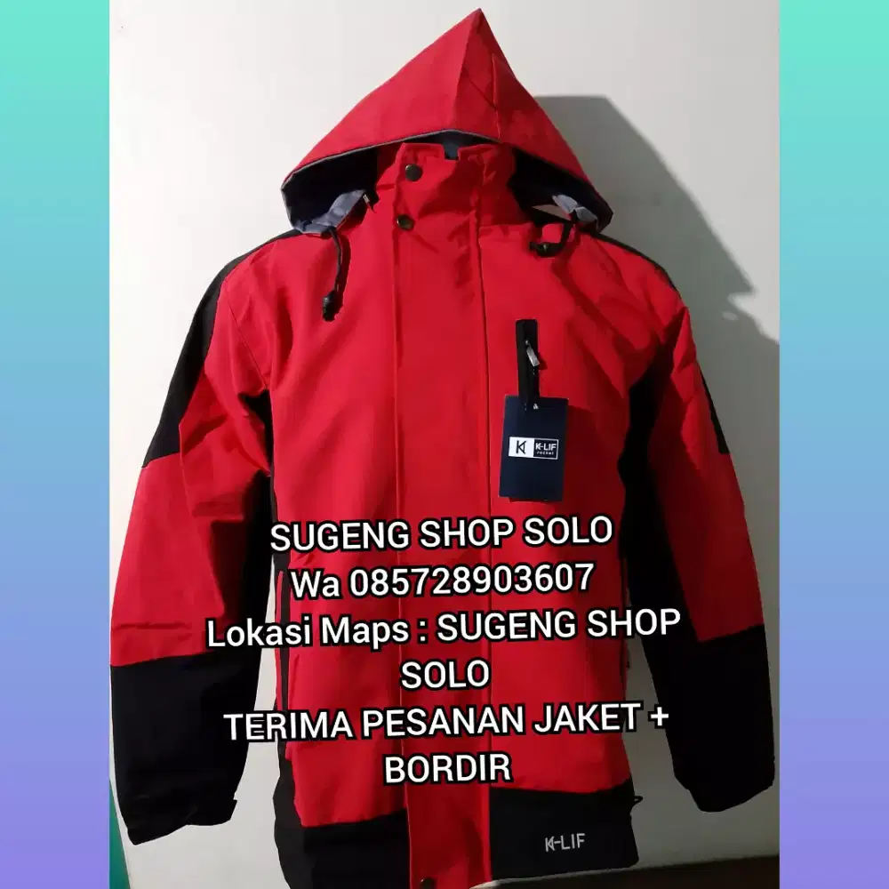 TERIMA PESANAN JAKET + BORDIR SESUAI KEINGINAN GROSIR JAKET