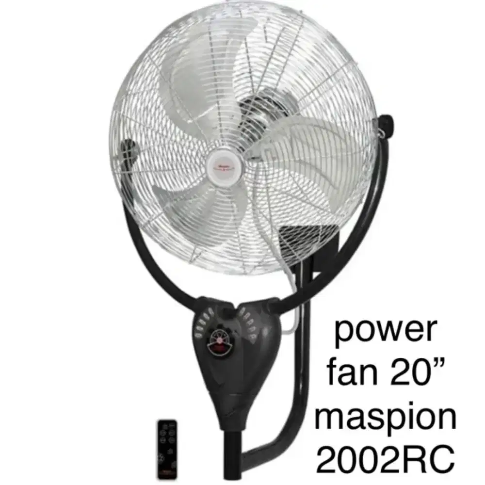 Kipas angin Maspion dinding+remot pw-2002rc 20 inch