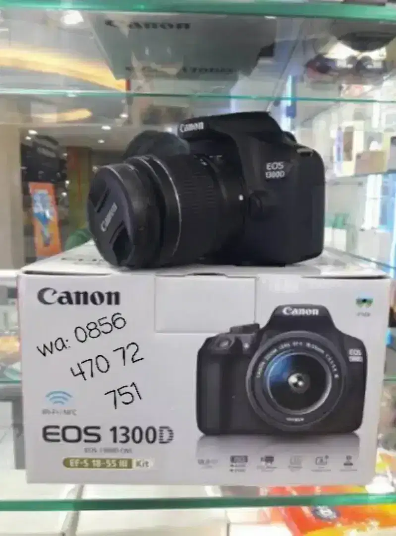 Kamera Canon Brand Eos 1300D Wifi Support