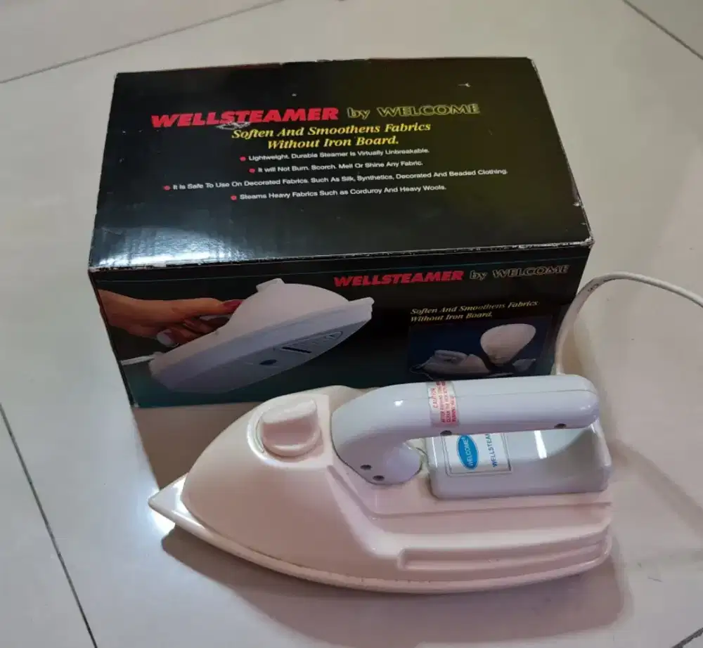 Well Steamer By Welcome 
Setrika Strika Uap Baguss