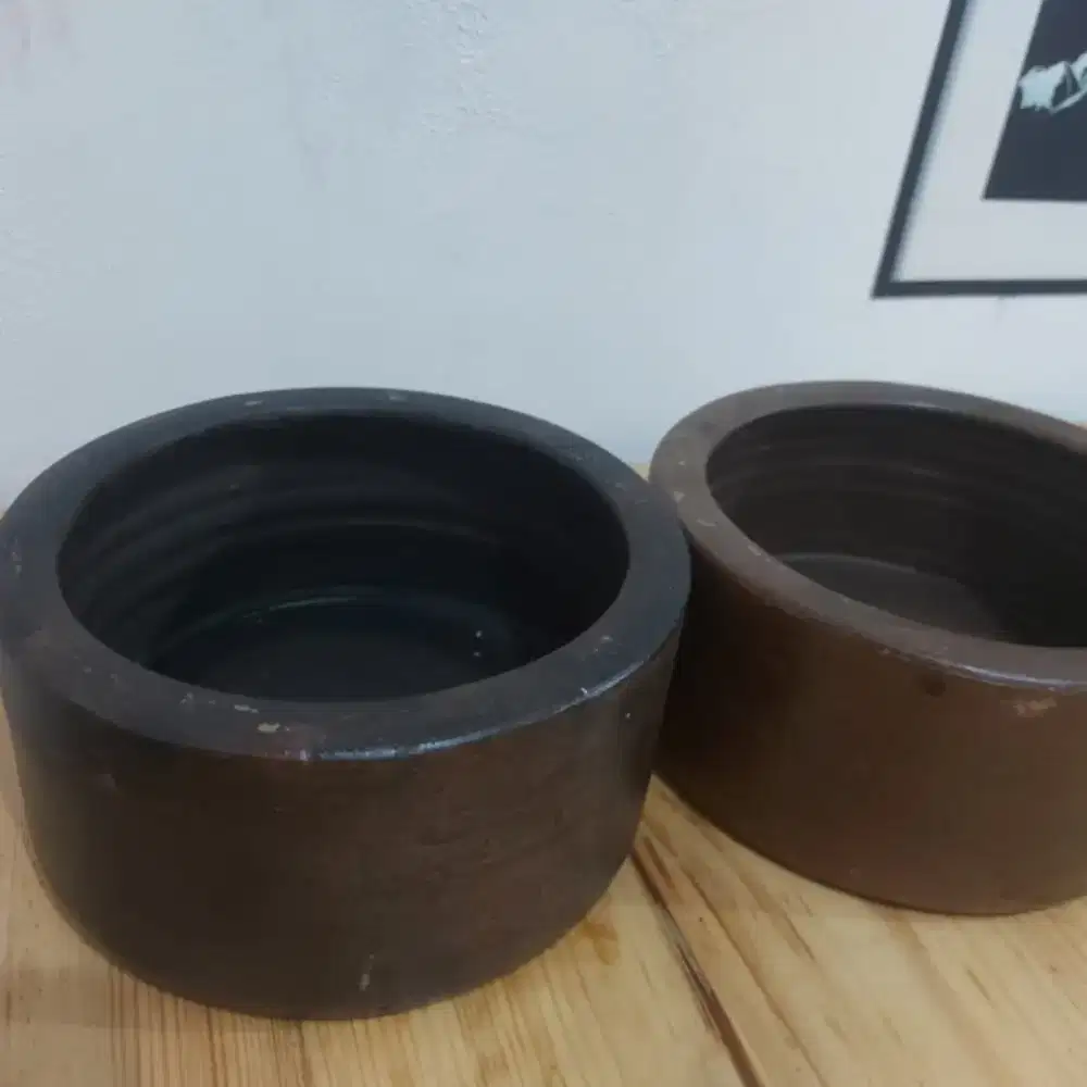 Wadah pakan kelinci, kucing, ayam, anjing bahan gerabah