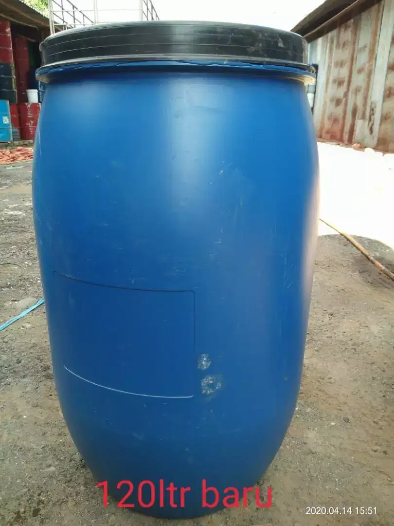 GENTONG AIR PLASTIK KAPASITAS 120 LT BARU