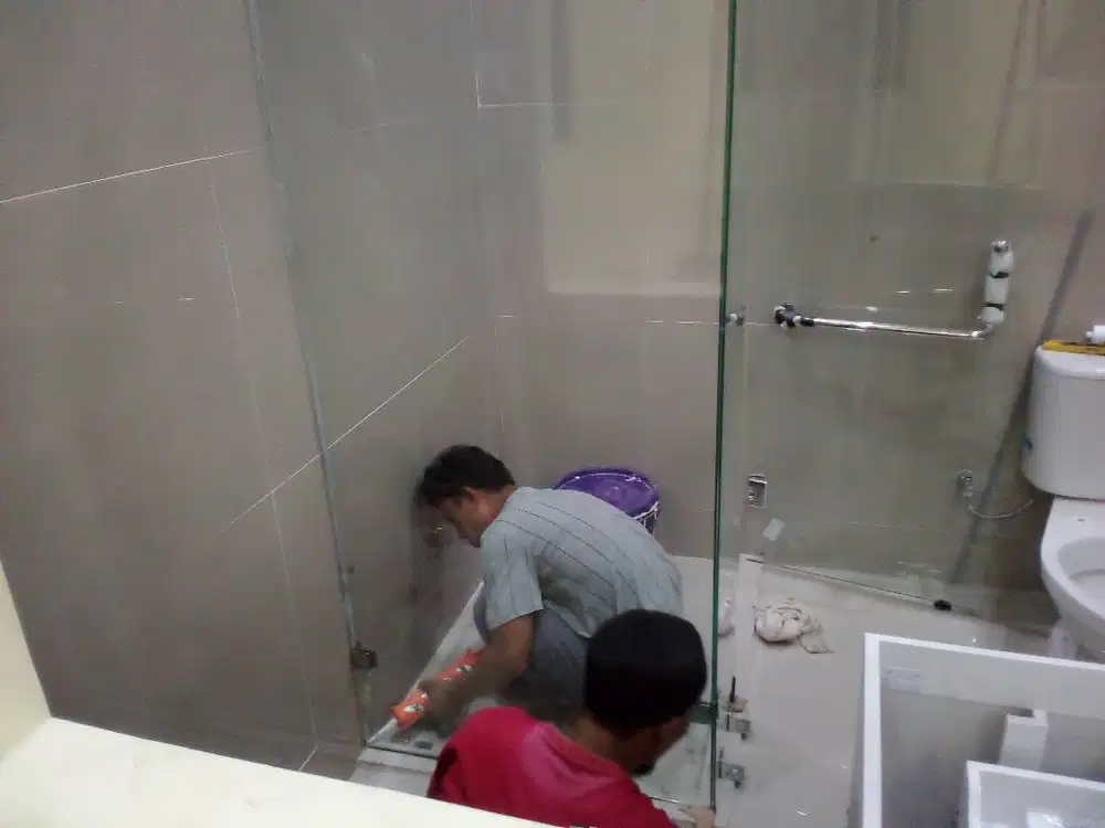 Jual, pemasangan, Shower box kamar mandi kaca tempered glass