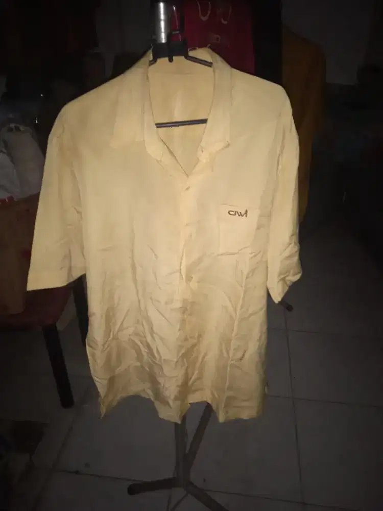 Kemeja cowok yellow edition