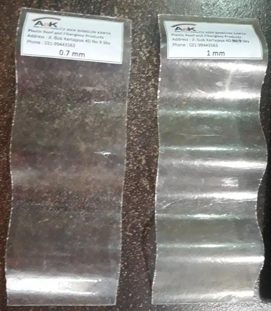 Atap Gelombang Fiber + jasa pemasangan  ( harga sendiri )