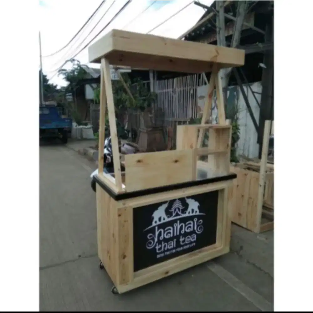 GEROBAK JUALAN | BOOTH  | JATI BELANDA MURAH