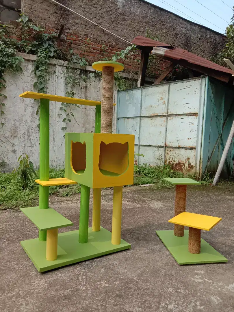Cat tree kandang kucing play ground mainan kucing