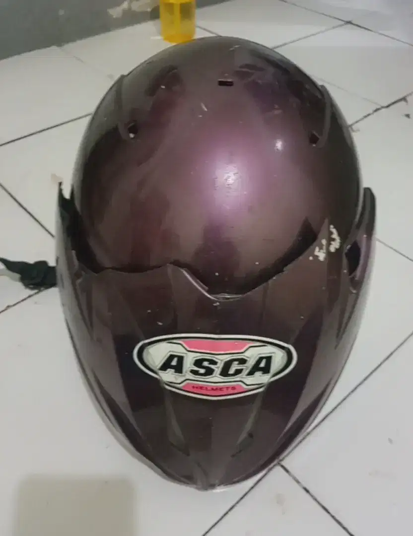 Yg PHP MINGGIR, Helm merk asca empuk