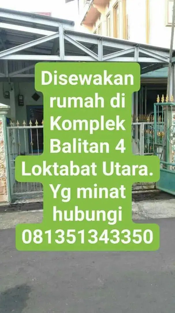 Disewakan rumah