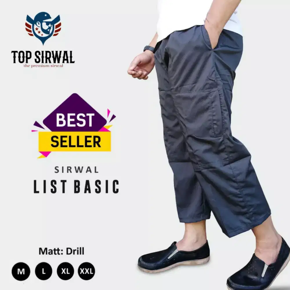 Celana Sirwal List Dewasa