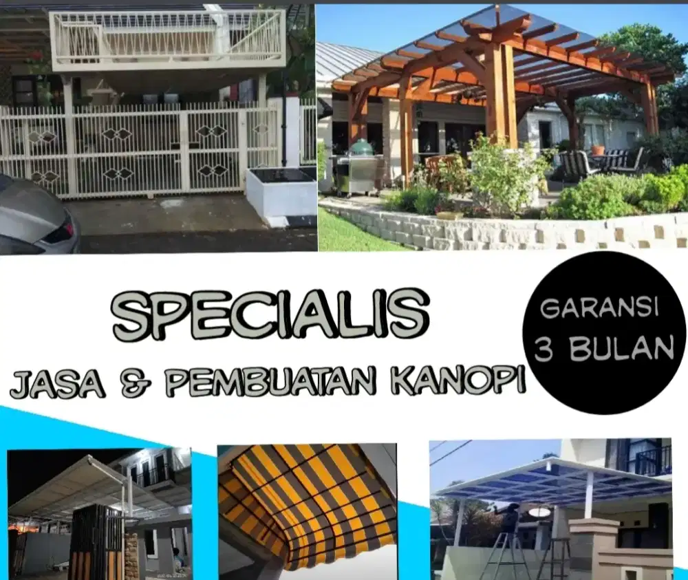 Kanopi alderon twinwall kedap suara tahan panas
