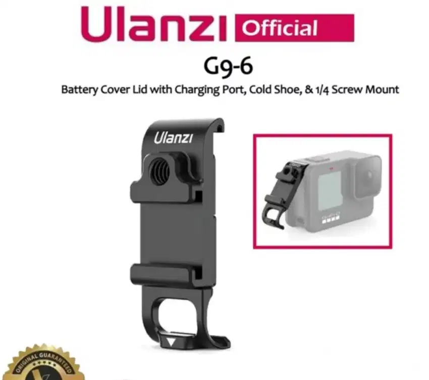 Ulanzi G9-6 battery cover lid with cold shoe for gopro hero 9 original