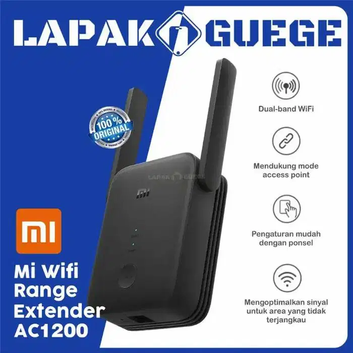 Mi Xiaomi Wifi Repeater AC1200 Range Extender Pro AC 1200 Baru