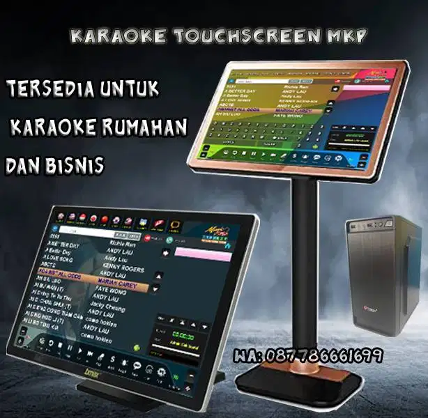 Pc karaoke 4TB Fullset Touchscreen