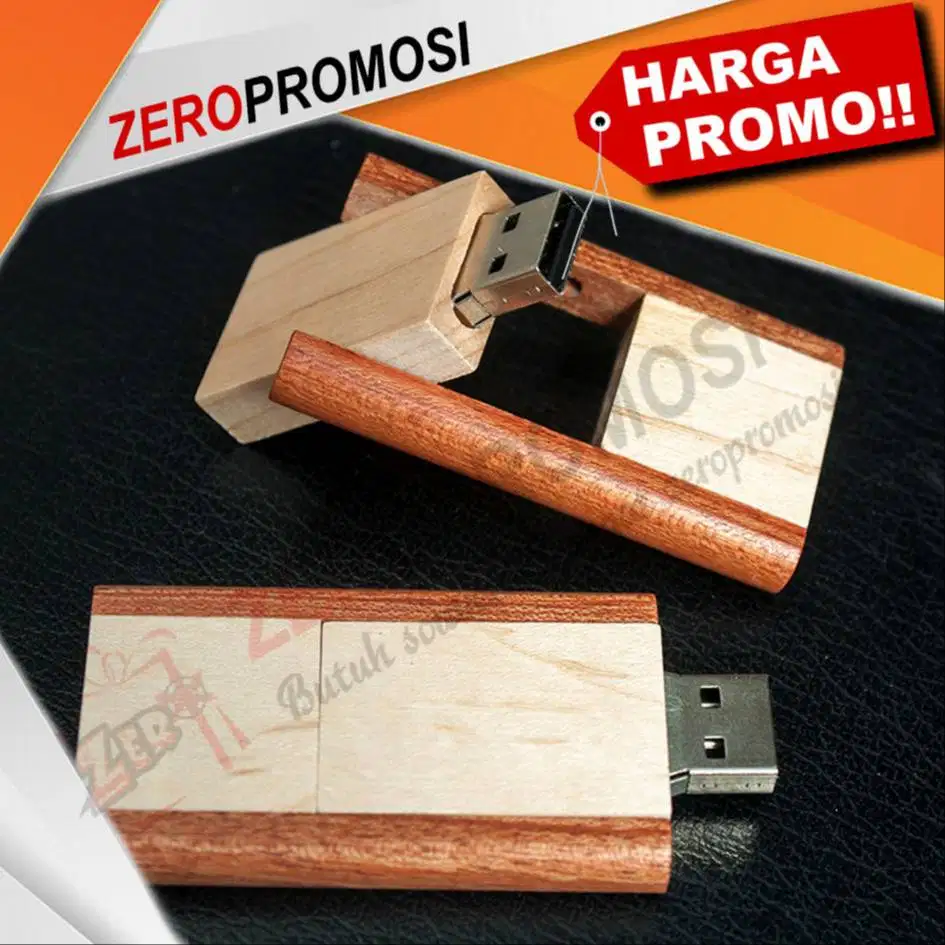 Flashdisk Wood Swivel FDWD20