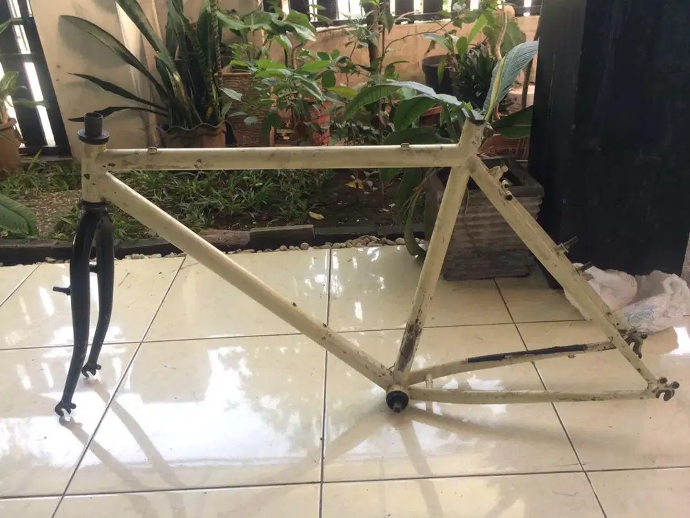 frame sepeda touring mtb jepang size tinggi siap jalan jauh BU banget