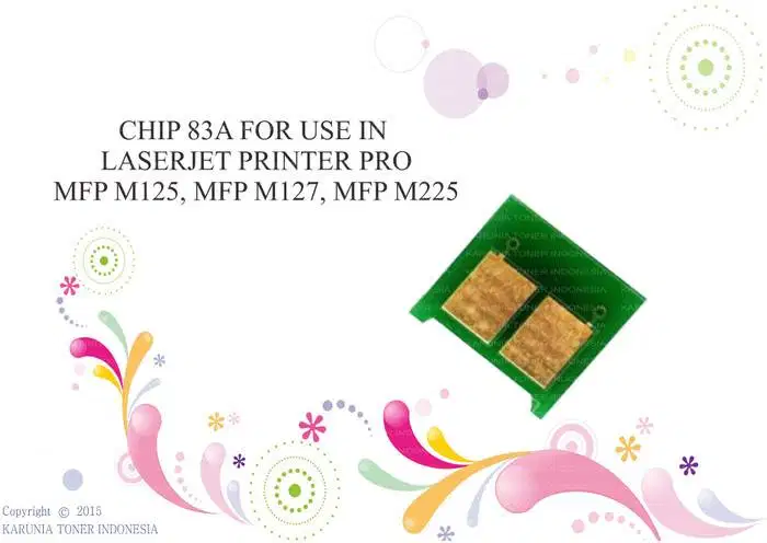 CHIP TONER CF283 83A FOR HP LASERJET PRINTER PRO MFP M125 M127 M201