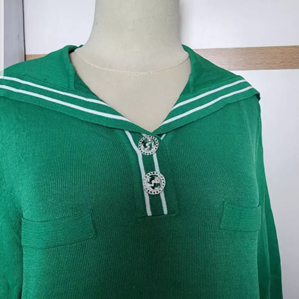 Auth karl legerfeld top knit vintage