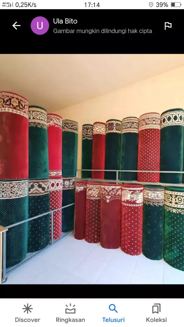 Jual karpet sajadah masjid dari yg murah