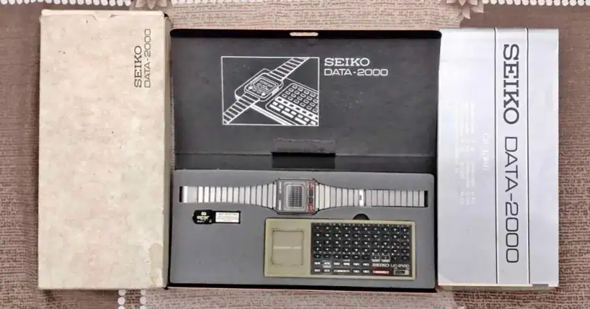 [ SEIKO ] JAM TANGAN DATA KEYBOARD LCD BASIC COMPUTER VINTAGE 1984.