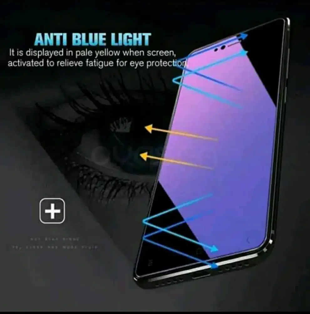 (Tempered Glass Blue Light Full (Anti Radiasi) Murah)
