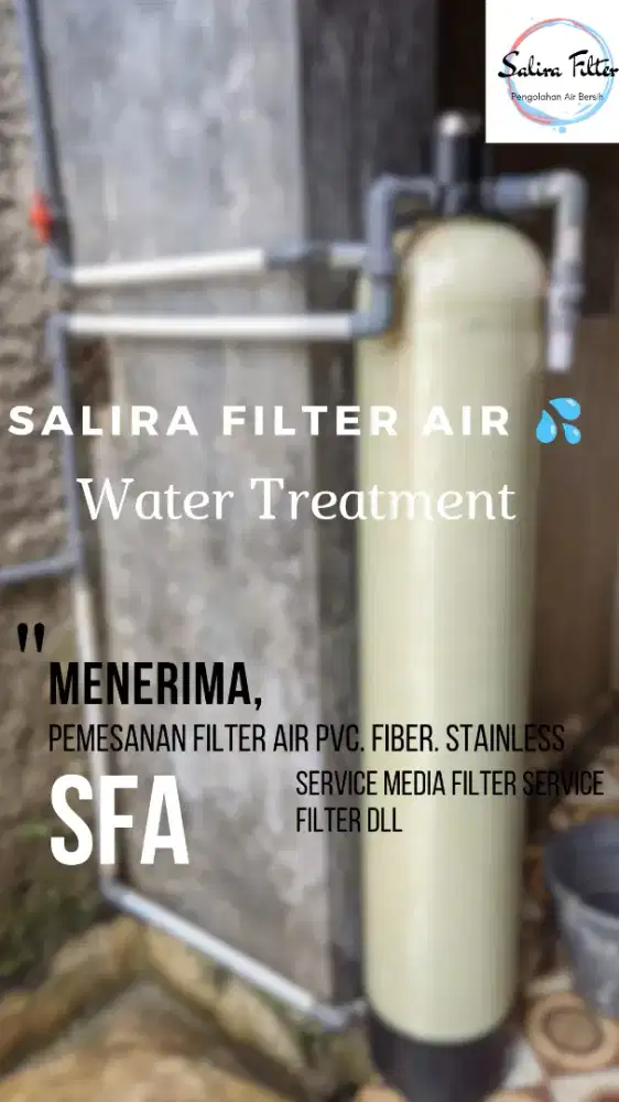 Fiber filter air sumur bor