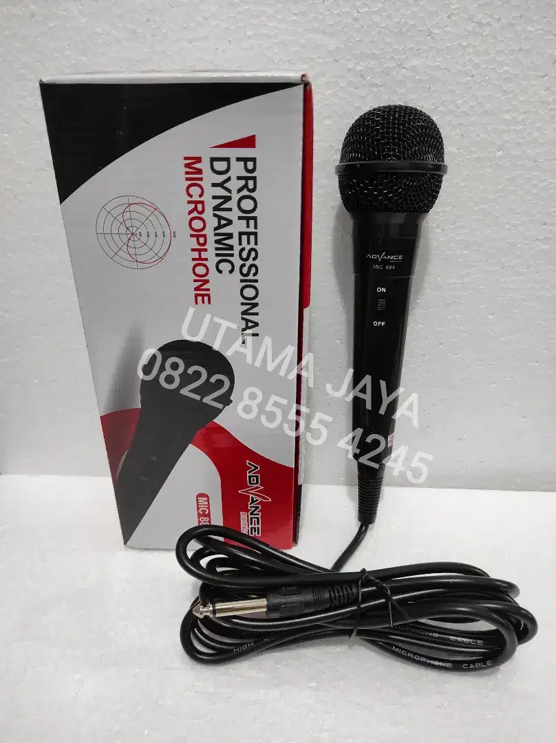 Mikrofon kabel Advance Mic-884 kabel lengket dg mic