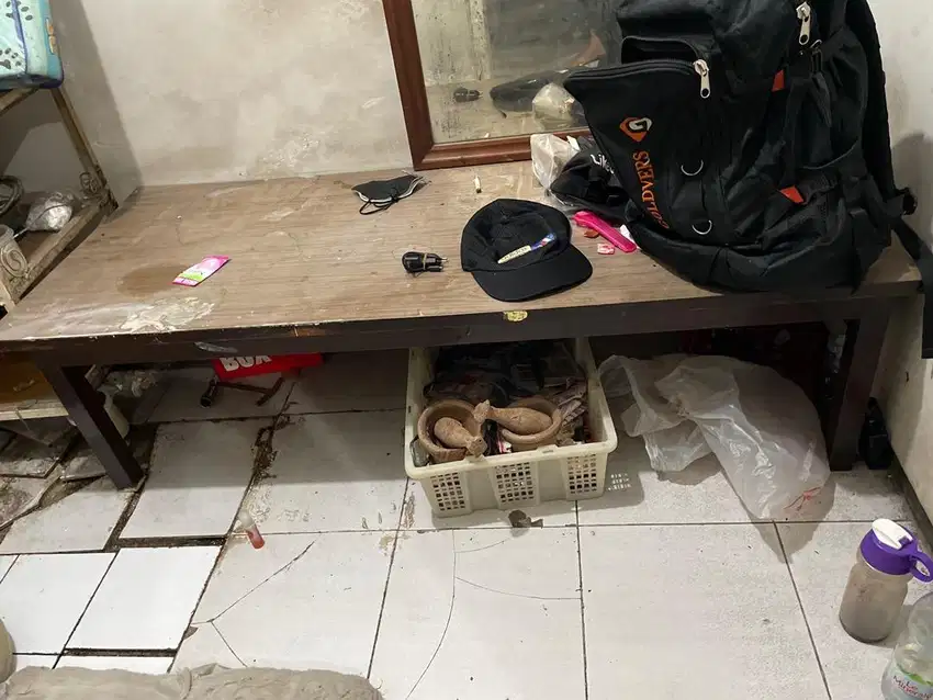 Meja vintAge kayu coffe table 1970s