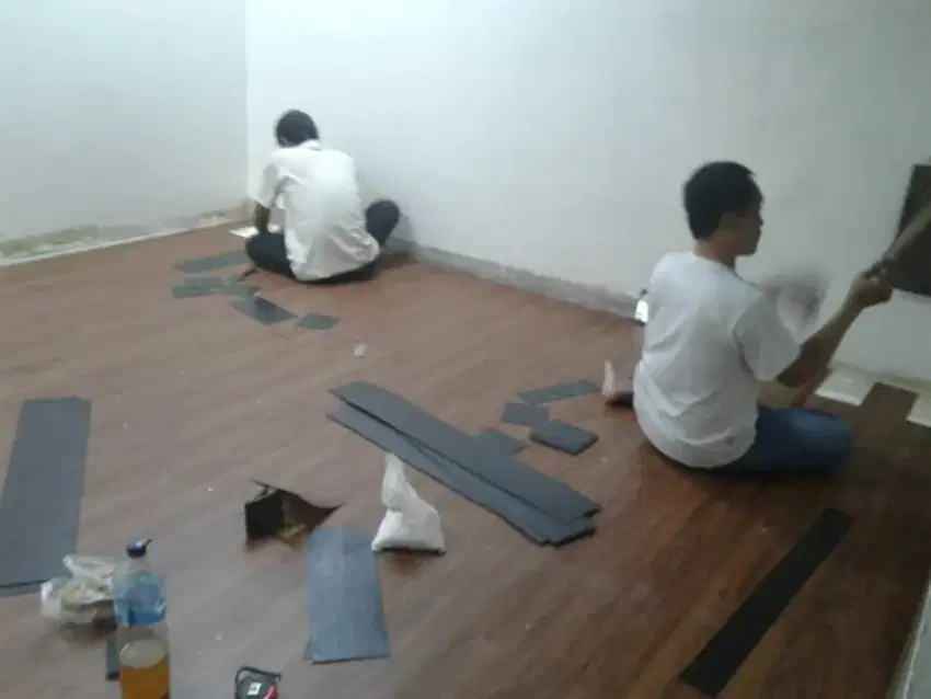 Jasa pasang Vinyl,parquet termurah