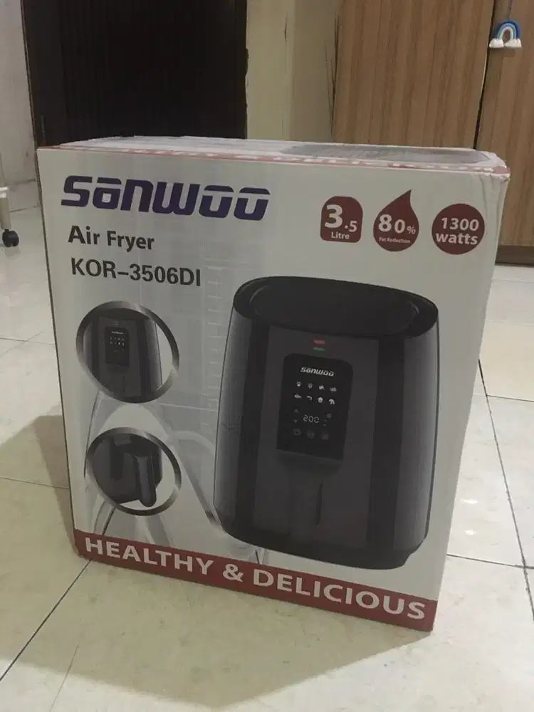 Jual Murah Air Fryer Sanwo KOR-3506DI Like New, tdk pernah dipakai