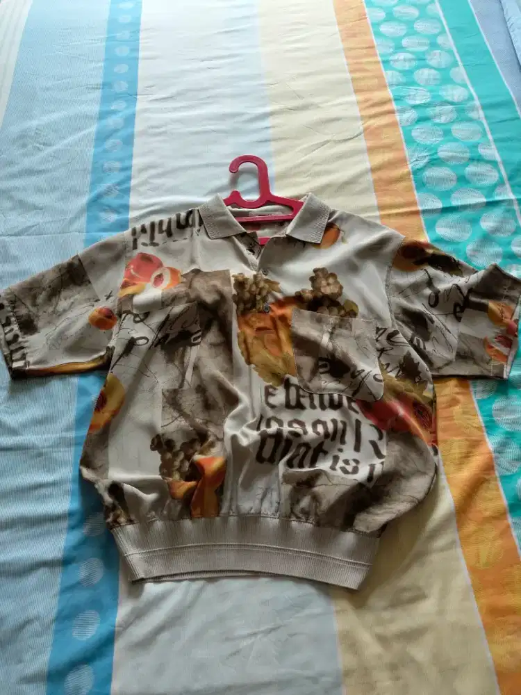 baju kaus kemeja otto size L