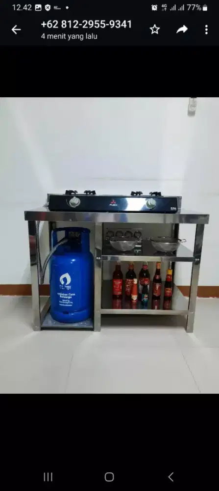 MEJA DAPUR STAINLESS