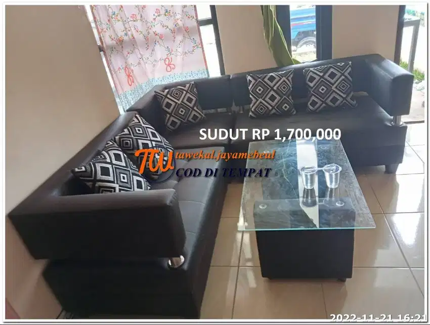 SOFA SUDUT JASMINE SOFA MINIMALIS SOFA RETRO MINIMALIS SOFA JAGUAR