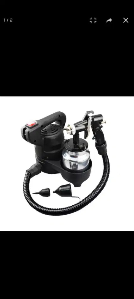 (RUMAH TEKNIK JOGJA)Satu set alat utk ngecat kompresor dan sped nya