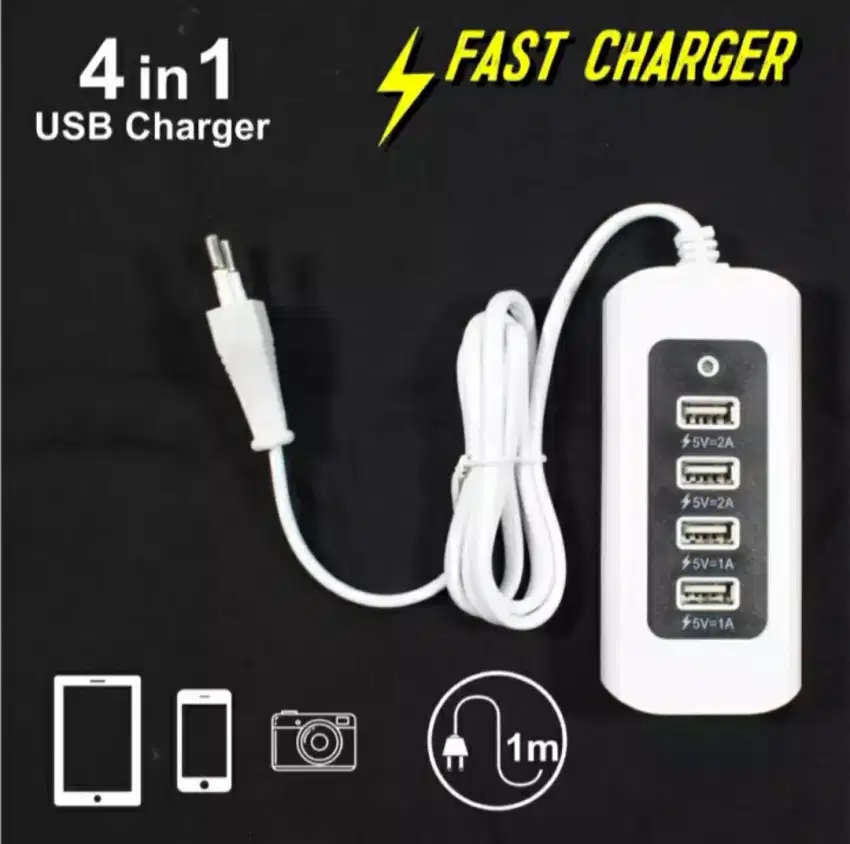 Multicharger USB 4 in 1