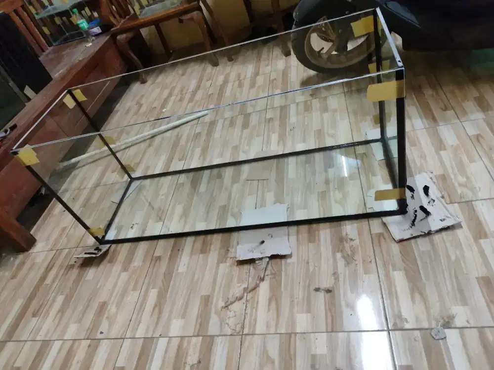 Aquarium 120×40×50 kaca 10mili