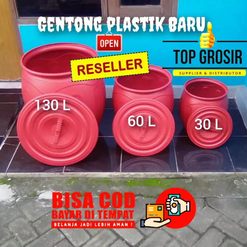 Gentong Plastik Baru 30 Liter