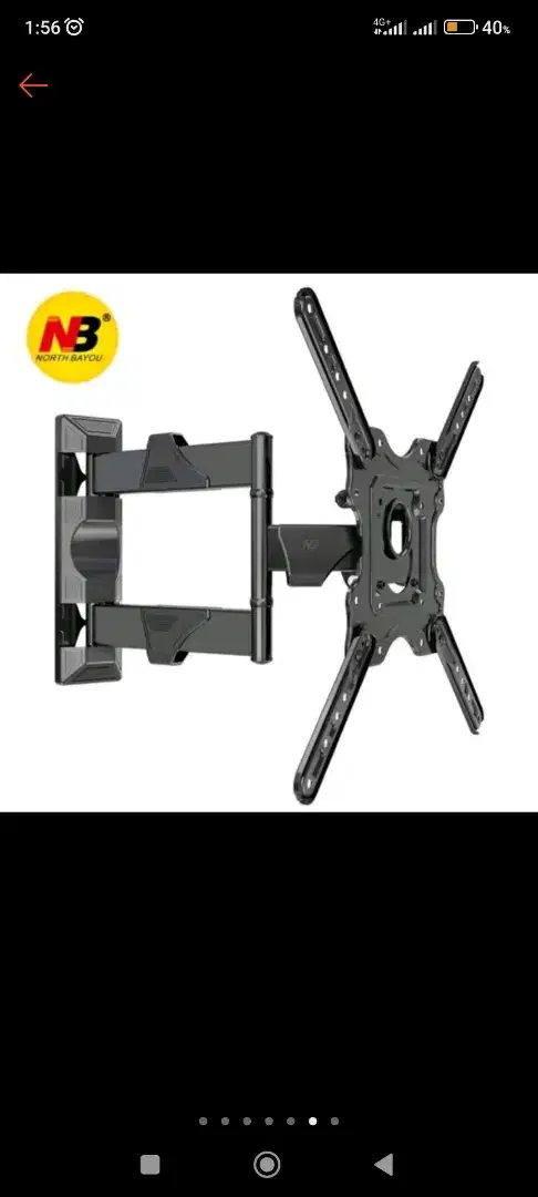 Bracket tv led swivel 24-43+install