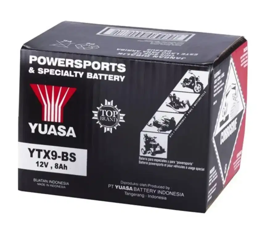 PROMO!!! Aki Yuasa YTX9-BS Aki Kering MF Aki Ninja 250