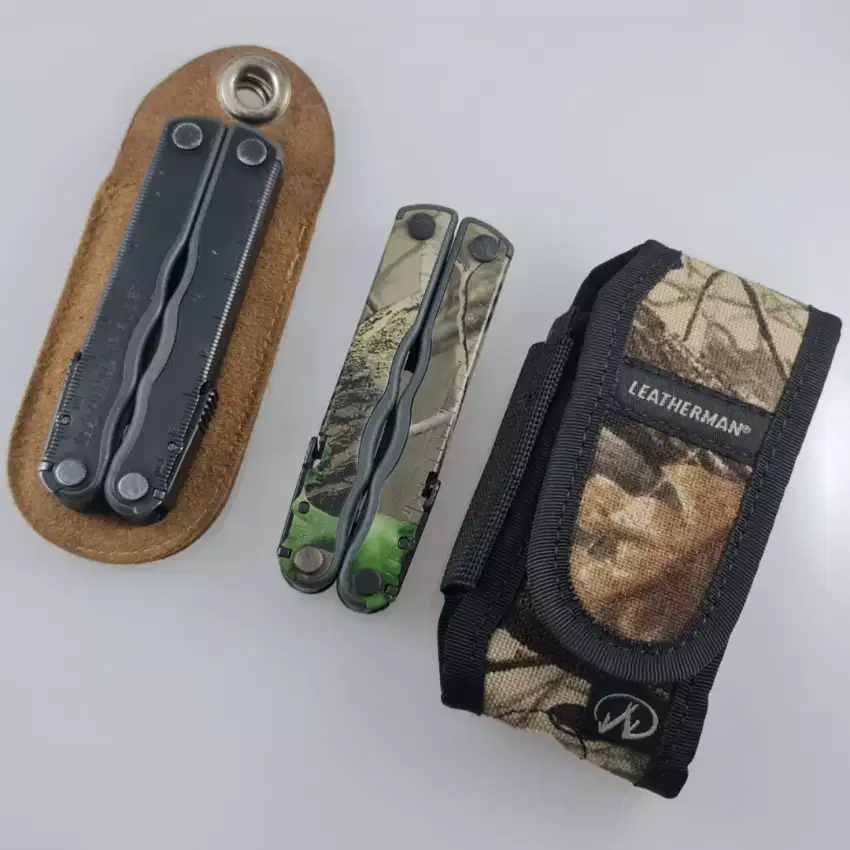 Ori Leatherman Fuse Black Camo camouflage multitool EDC wave skeletool