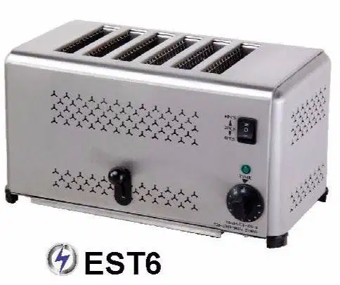 Pemanggang Roti Bakar Toaster Baker Panggang Getra 6 Slot EST6