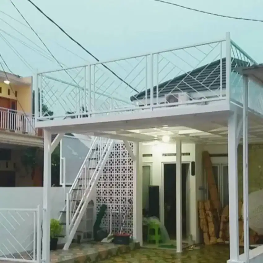 Kanopi balkon kanopi iwf kanopi solarflat mezzanine