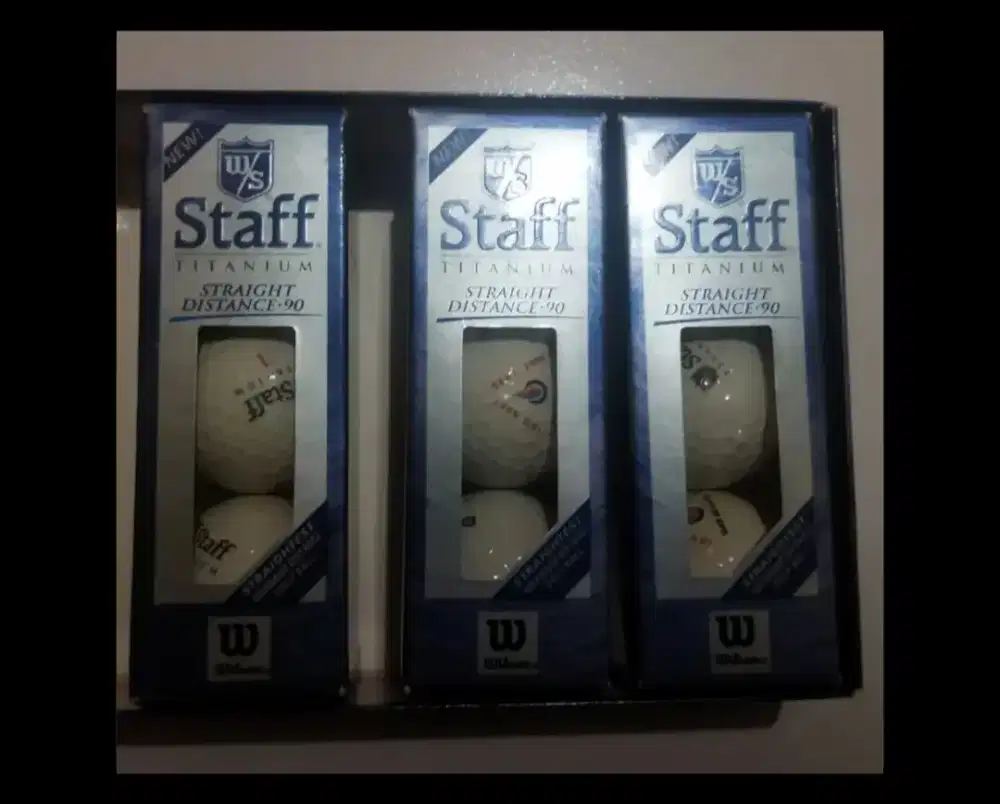 Bola golf willson titanium